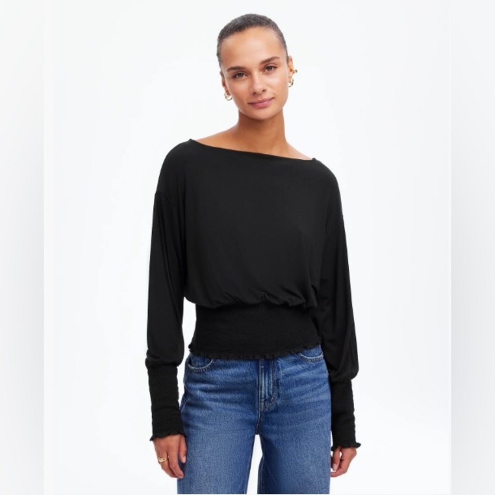 Madewell Smocked Blouse